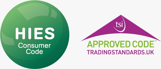 HIES Consumer Code Accredited Member & CTSI Trading Standards Approved Code