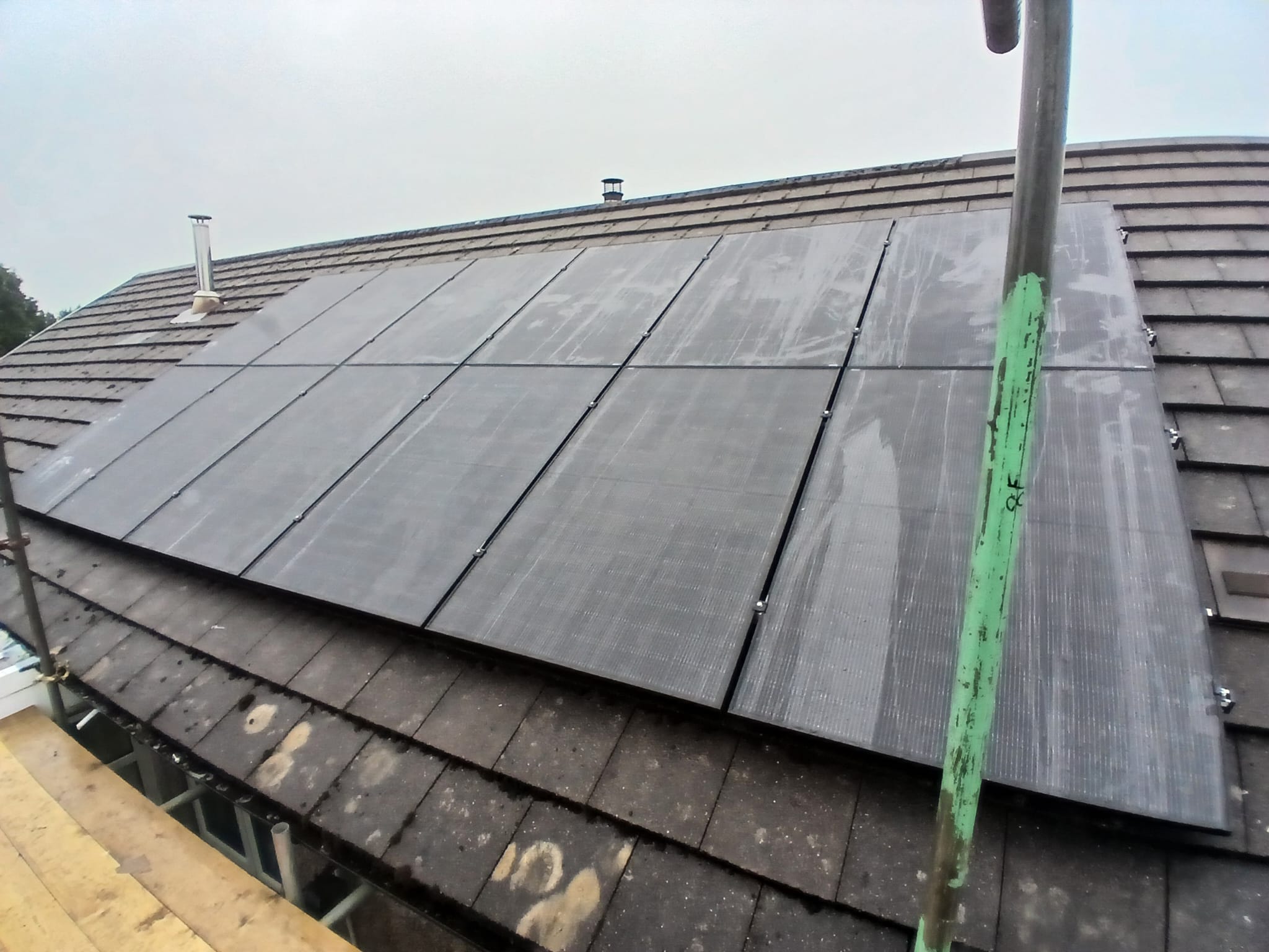 12 kW Mitsubishi Heat Pump in a Stone Cottage Near Fowey